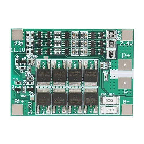 Hyuduo 3S 12V 40A Protection Board Lithium Battery Charger PCB BMS Protection Board Overcharge/Overdischarge/Overcurrent/Short Circuit Protect with Charging