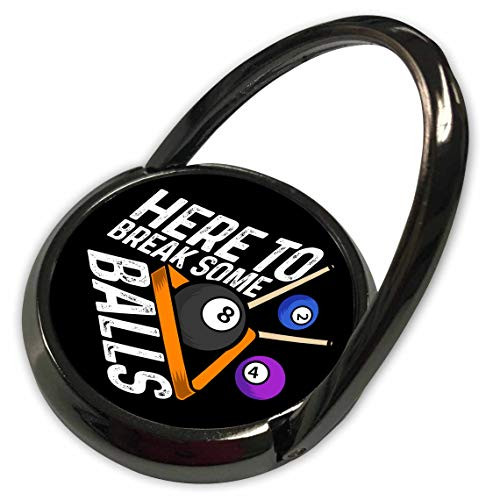3dRose Here to Break Some Balls with Pool Billiard Snooker - Phone Rings -phr-333588-1-