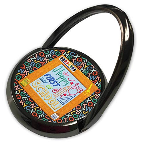 3dRose Image of Happy First Day of School- Frame- Paints- Glue. - Phone Rings -phr-334398-1- 3dRose Image of Happy First Day of School- Frame- Paints- Glue. - Phone Rings -phr-334398-1-