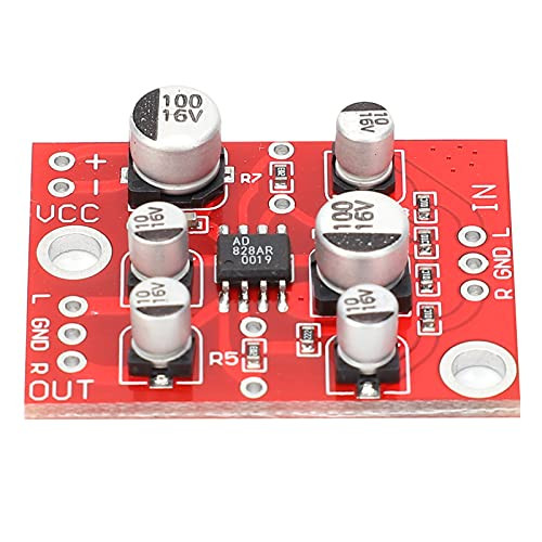 Amplified Board Module- AD828 Plastic Audio Op-Amp Preamp Electronic Components DC5-15V