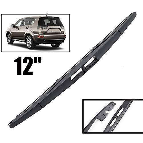 ZfgG Wiper 12" Rear Wiper Blade for Mitsubishi Outlander EX 2007-2015 2016 2017 2018 2019 Windshield Windscreen Rear Window