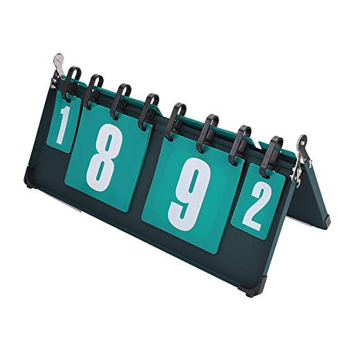 4-Digital Table Top Scoreboard Flipper-Portable Sports Competition Score Board Scoreboard-Volleyball Basketball Table Tennis Sports Score Flip Scoreboard 4-Digital Table Top Scoreboard Flipper-Portable Sports Competition Score Board Scoreboard-Volleyball Basketball Table Tennis Sports Score Flip Scoreboard