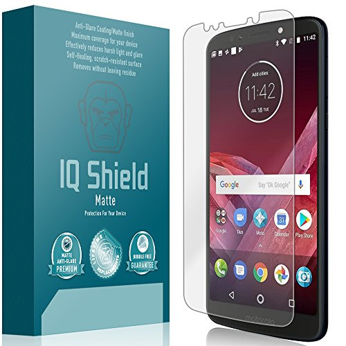 IQ Shield Matte Screen Protector Compatible with Motorola Moto G6 Play Anti-Glare Anti-Bubble Film IQ Shield Matte Screen Protector Compatible with Motorola Moto G6 Play Anti-Glare Anti-Bubble Film