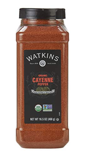 Watkins Gourmet Spice- Organic Cayenne Pepper- 16.5 oz. Bottle- 1 Count -21820-