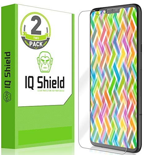 IQ Shield Screen Protector Compatible with LG V40 ThinQ -2-Pack--Max Coverage- LiquidSkin Anti-Bubble Clear Film