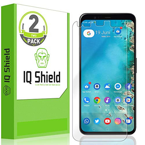 IQ Shield Screen Protector Compatible with Google Pixel 4 -2-Pack--Max Coverage- LiquidSkin Anti-Bubble Clear Film