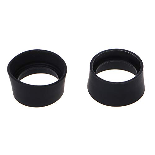 Youngy 2Pieces Soft Rubber Eyepiece Eye Shield 29-30mm Eye Guards Cups Eyepiece Covers for Binocular Microscope