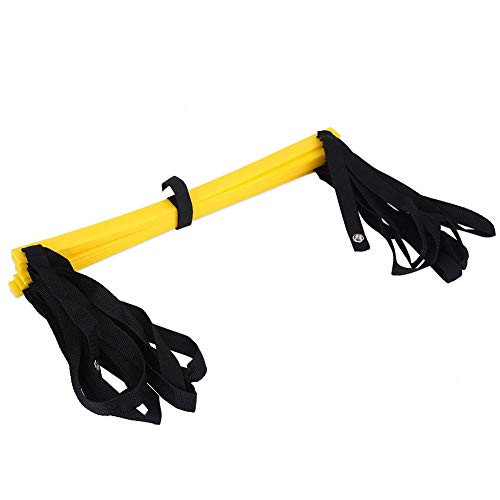 Agility Ladder- Durable Speed Training Ladder Footwork Exercise Fitness Tackle for Football Soccer Sports-7-Rung-