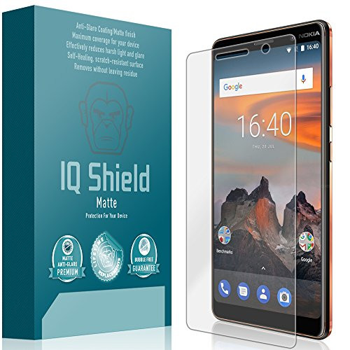 IQ Shield Matte Screen Protector Compatible with Nokia 7 Plus Anti-Glare Anti-Bubble Film