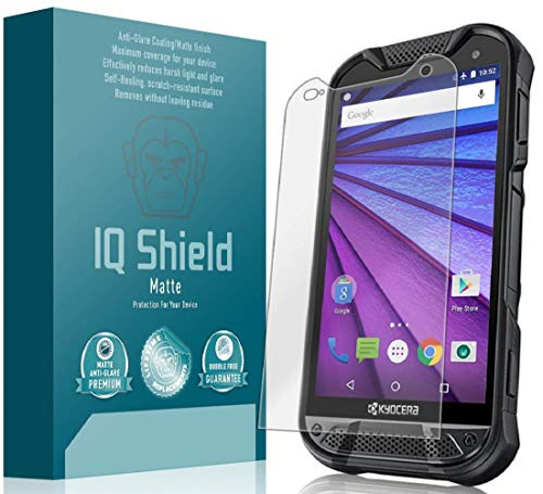 IQ Shield Matte Screen Protector Compatible with Kyocera DuraForce PRO 2 Anti-Glare Anti-Bubble Film