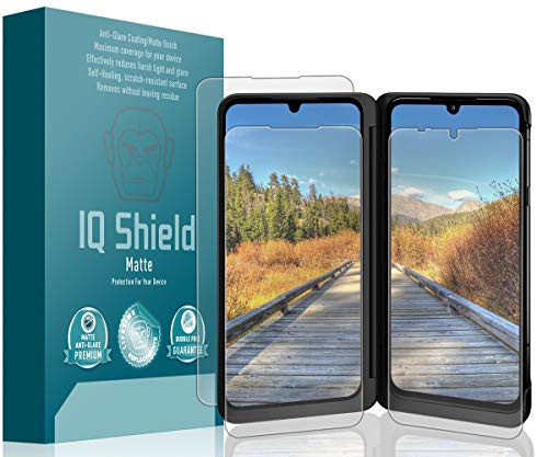 IQ Shield Matte Screen Protector Compatible with LG G8X ThinQ Anti-Glare Anti-Bubble Film