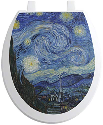 RNK Shops The Starry Night -Van Gogh 1889- Toilet Seat Decal - Round