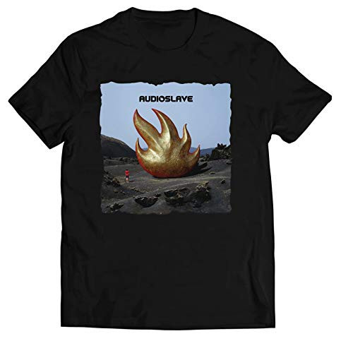 CUICAN Men's Audioslave t Shirt Cotton Fashion Shirts top Black XXL