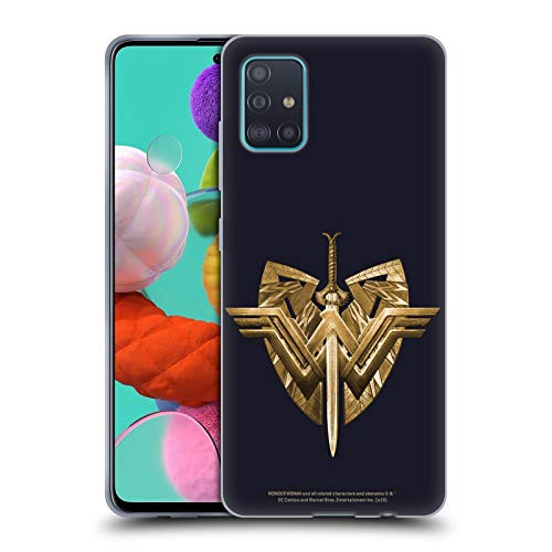Head Case Designs Officially Licensed Wonder Woman Movie Sword and Shield Logos Soft Gel Case Compatible with Samsung Galaxy A51 -2019-