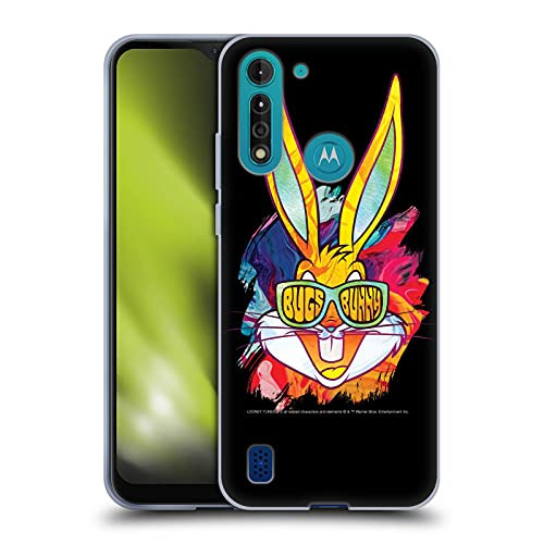 Head Case Designs Officially Licensed Looney Tunes Paint Bugs Bunny Soft Gel Case Compatible with Motorola Moto G8 Power Lite