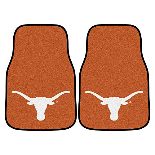 FANMATS NCAA University of Texas Longhorns Nylon Face Carpet Car Mat FANMATS NCAA University of Texas Longhorns Nylon Face Carpet Car Mat