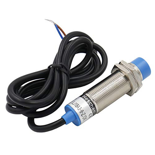 Heschen M18 Inductive Proximity Sensor Switch Non-Shield Type LJ18A3-8-Z/DX Detector 8mm 10-30VDC 200mA Normally Closed-NC- 2 Wire