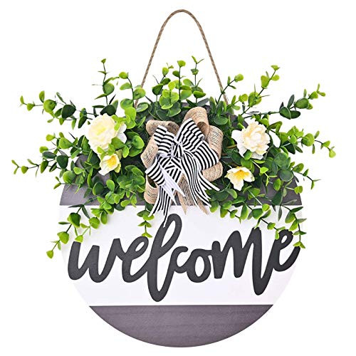 Welcome Sign For Front Door Welcome Front Door Round Wood Sign Hanging Welcome Sign Farmhouse Porch Spring Welcome Sign Front Door Decoration -A- Welcome Sign For Front Door Welcome Front Door Round Wood Sign Hanging Welcome Sign Farmhouse Porch Spring Welcome Sign Front Door Decoration -A-