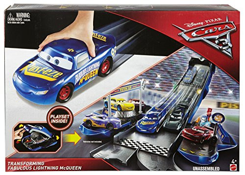 Disney/Pixar Cars 3 Transforming Fabulous Lightning McQueen Playset Disney/Pixar Cars 3 Transforming Fabulous Lightning McQueen Playset