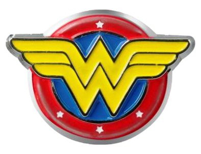 DC Comics Wonder Woman Logo Colored Pewter Lapel Pin