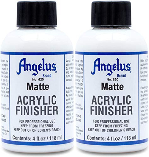 Angelus Brand Acrylic Leather Paint Matte Finisher No. 620-4oz 2 Pack Angelus Brand Acrylic Leather Paint Matte Finisher No. 620-4oz 2 Pack