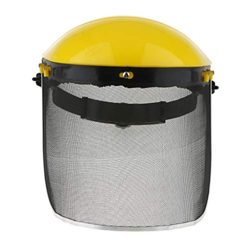 Chainsaw Forestry Brushcutter Safety Visor Helmet Wire Mesh Face Shield For Logging Lawn Mower Protection