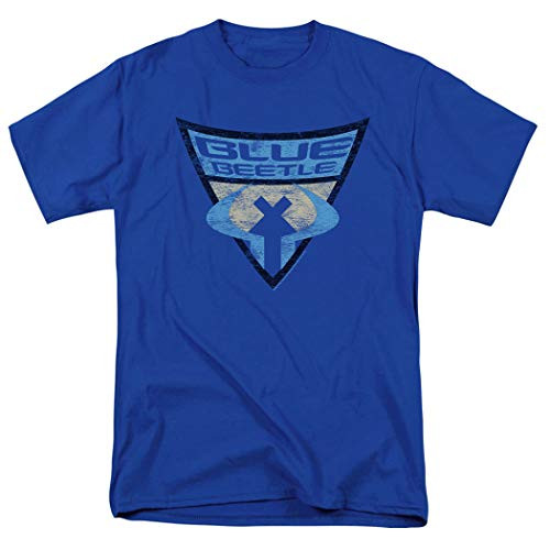 Popfunk Batman: The Brave and The Bold Blue Beetle Shield T Shirt  and  Stickers -X-Large-