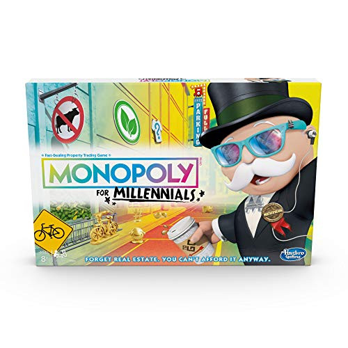 Hasbro Gaming Monopoly for Millennials Board Game Hasbro Gaming Monopoly for Millennials Board Game