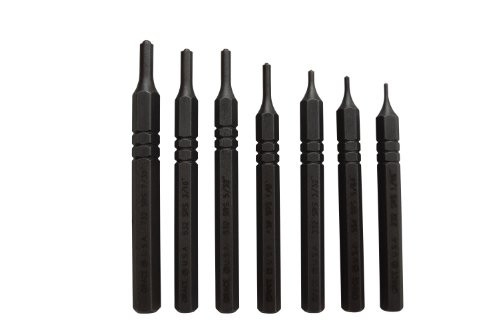 Grace USA - SHORT Roll Steel Spring Punch Set - SRS7 - Gunsmithing -  Steel Punches - 7 piece -Gunsmith Tools & Accessories