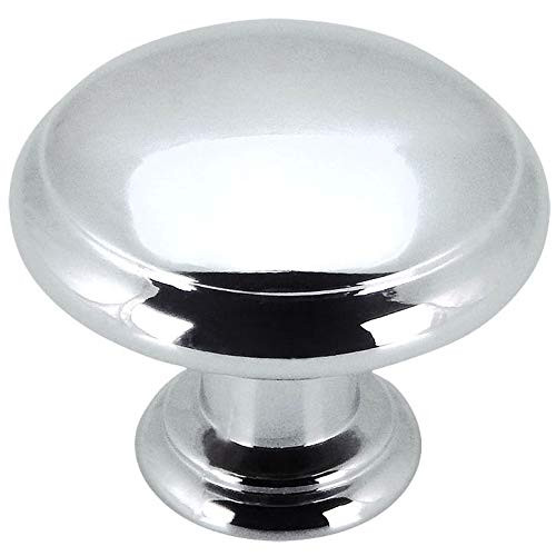25 Pack - Cosmas 5422CH Polished Chrome Cabinet Hardware Mushroom Knob - 1-3/16" Diameter