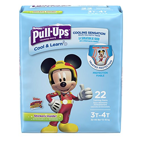 Pull-Ups Cool  and  Learn Potty Training Pants for Boys- 3T-4T -32-40 lb.-- 22 Ct. -Packaging May Vary-