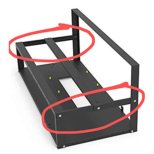 Open Frame Mining Rig Frame-Mining Frame Open Chassis Frame-Aluminum Stackable Open Air Mining Computer Frame- Thickened Motherboard Bracket Fixing Frame Mining Rig Case Frame