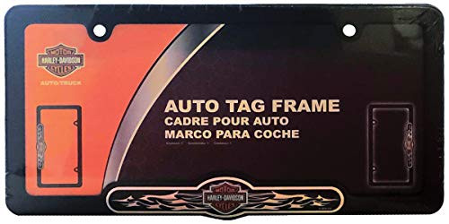 Chroma Graphics 6413 Harley Davidson Bar  and  Shield Logo Black License Plate Frame