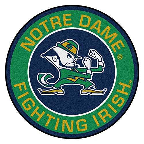 FANMATS NCAA Notre Dame Fighting Irish Dameroundel Mat- Team Color- One Size