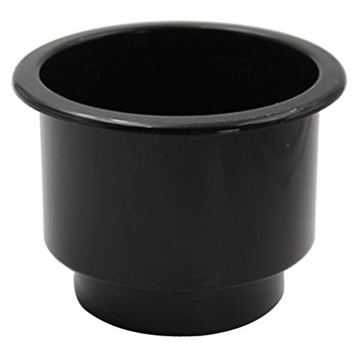 LoveinDIY 4-1/4" Boat Car Cup Holder RV Sofa Game Table Drink Support Rack Drop in - Black- 8cm
