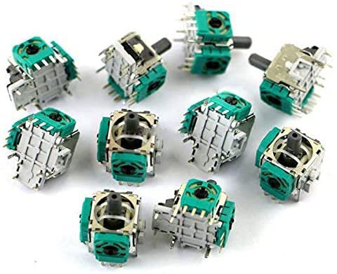 Jayamer 10 x 3D Analog Stick Joystick Sensor Module Rocker for Xbox One PS4 Controller Replacement
