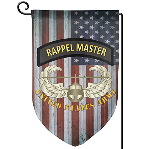 HAOYUNLAI Army - Rappel Master Tab W Air Assault Badge - Us Army Partnumgarden Flag Military Flag Outdoor Flags Welcoming Flag 12.518in
