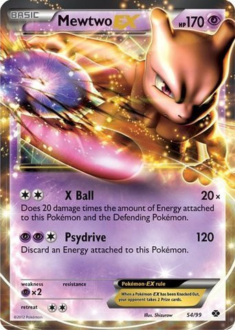 Pokemon - Mewtwo-EX -54- - BW - Next Destinies - Holo