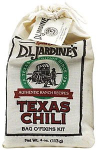 Jardine's Texas Chili Bag O' Fixins Kit, 4 Ounces (Pack of 6)