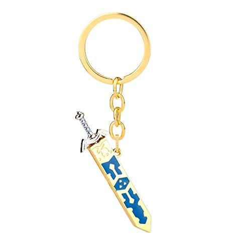 Zelda keychain pendant The Legend of Zelda Keychain Hailar's Shield Master's Sword Triangle Power Key Pendant