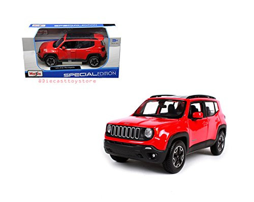 Maisto 1: 24 W/B. Special Edition. 2017 Jeep Renegade (Red)