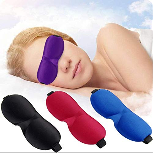 Eye Mask for Sleeping- WensLTD 3D Eye Mask Shade Cover Rest Sleep Eyepatch Blindfold Shield Travel Sleeping Aid -A-