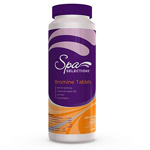 Spa Selections 86202 Bromine Tablets Sanitizer for Spas and Hot Tubs- 1.8 lbs