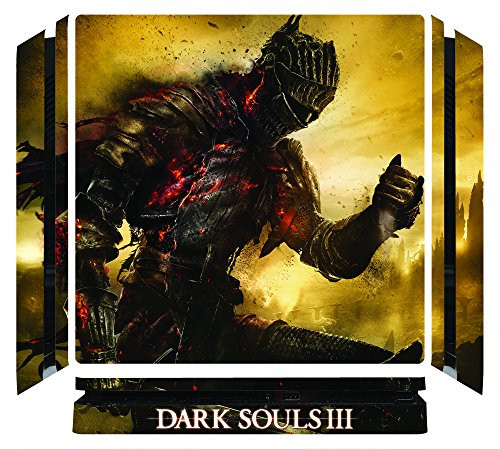 Dark Souls III 3 DS3 Game Skin for Sony Playstation 4 Slim - PS4 Slim Console