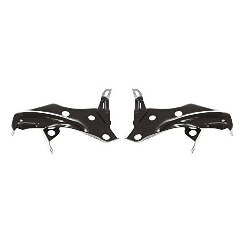 Evan-Fischer Bumper Bracket Compatible with Toyota 4Runner 92-95 Front Right and Left Side Set of 2 Steel