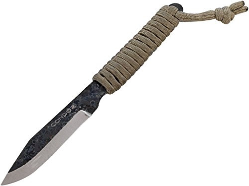 Condor Tool & Knife, Bushnecker Knife, 2-3/4in Blade, Paracord Handle with Sheath