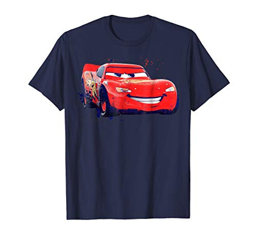 Disney Pixar Cars Lightning McQueen Paint Drifting T-Shirt Disney Pixar Cars Lightning McQueen Paint Drifting T-Shirt