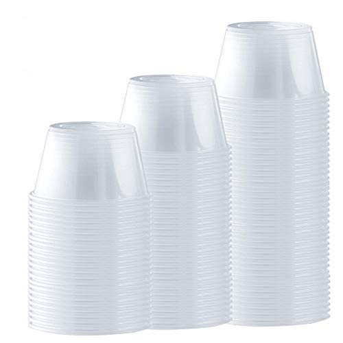 TashiBox Disposable Mini Cups- Portion Cups -No Lids-- 200 Count -1 oz-