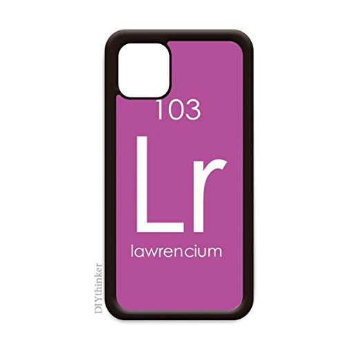 Chemistry Elements Period Table Actinide Lawrencium Lr for Apple iPhone 11 Pro Max Cover Apple Mobile Phone Case Shell