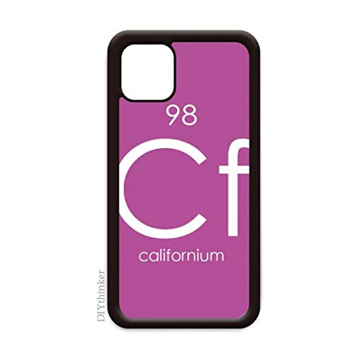 Chemistry Elements Period Table Actinide Californium Cf for Apple iPhone 11 Pro Max Cover Apple Mobile Phone Case Shell